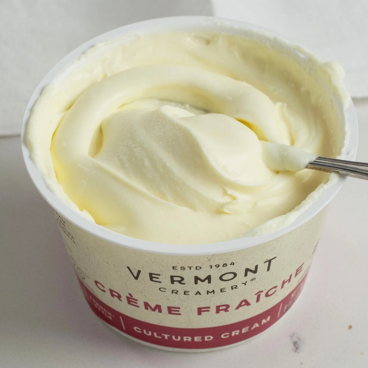Cream Fresh, Creme Fraiche  - Vermont Creamery - 8 oz