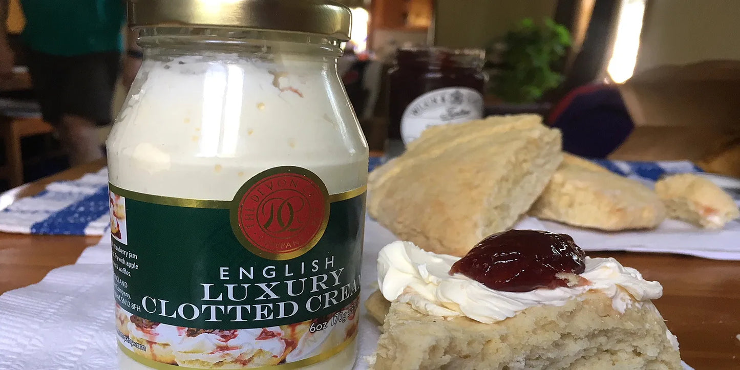 Devon Cream Company Luxury Clotted Cream, 6 oz - Vegetarian - Pack of 4