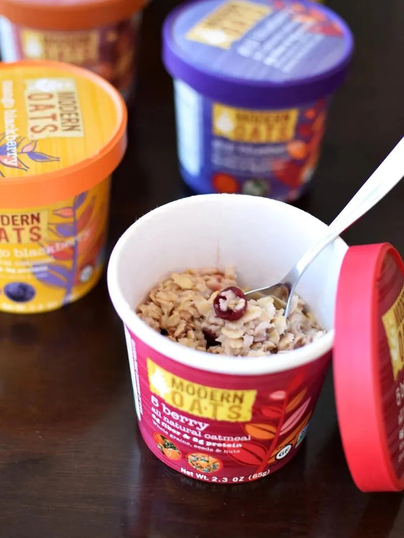 Modern Oats All Natural Oatmeal Cups, 5 Berry, 2.3 oz Cup - Pack of 6