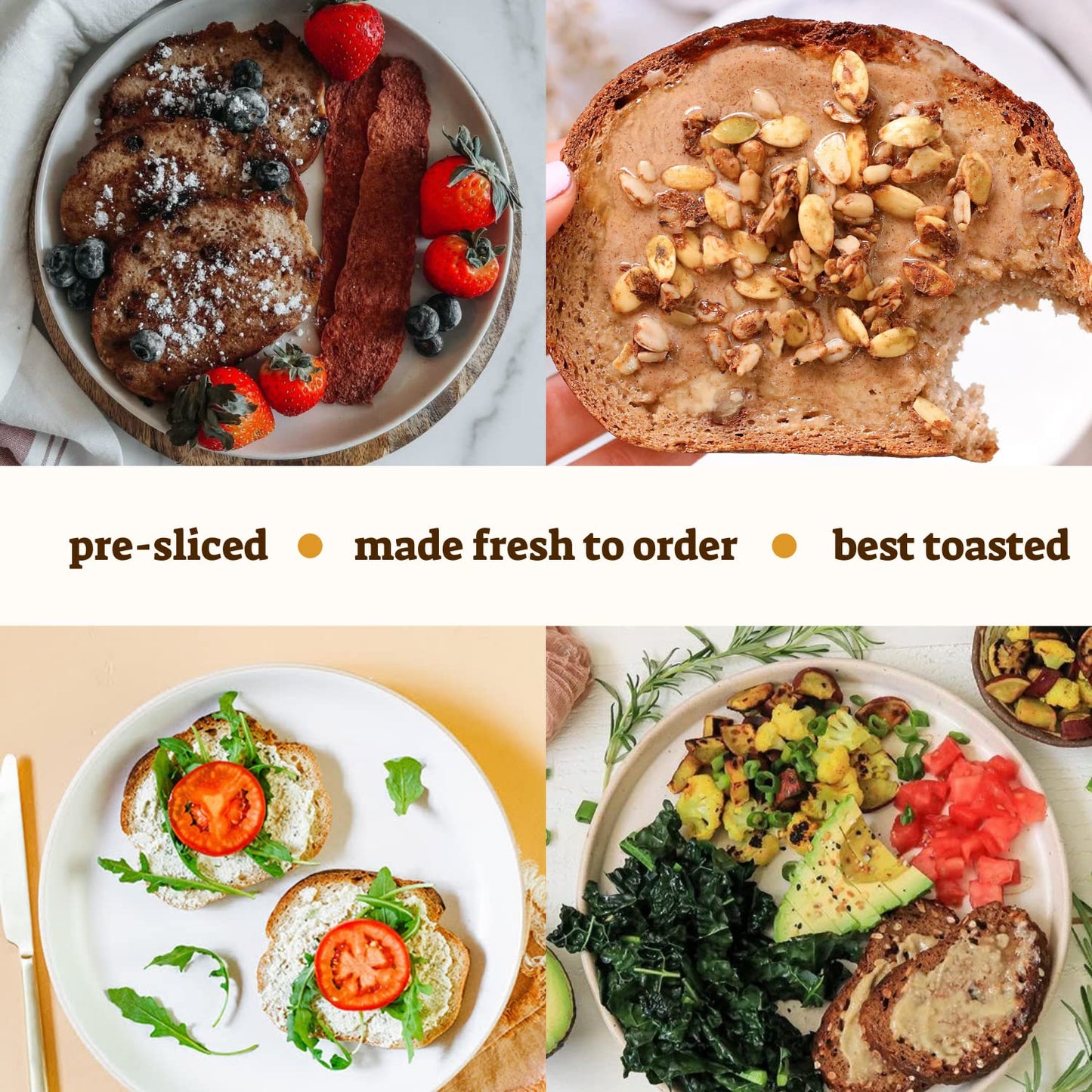 Young Kobras Organic, Gluten-Free Original Sourdough Bread - Allergen Friendly, Vegan - Pack of 2