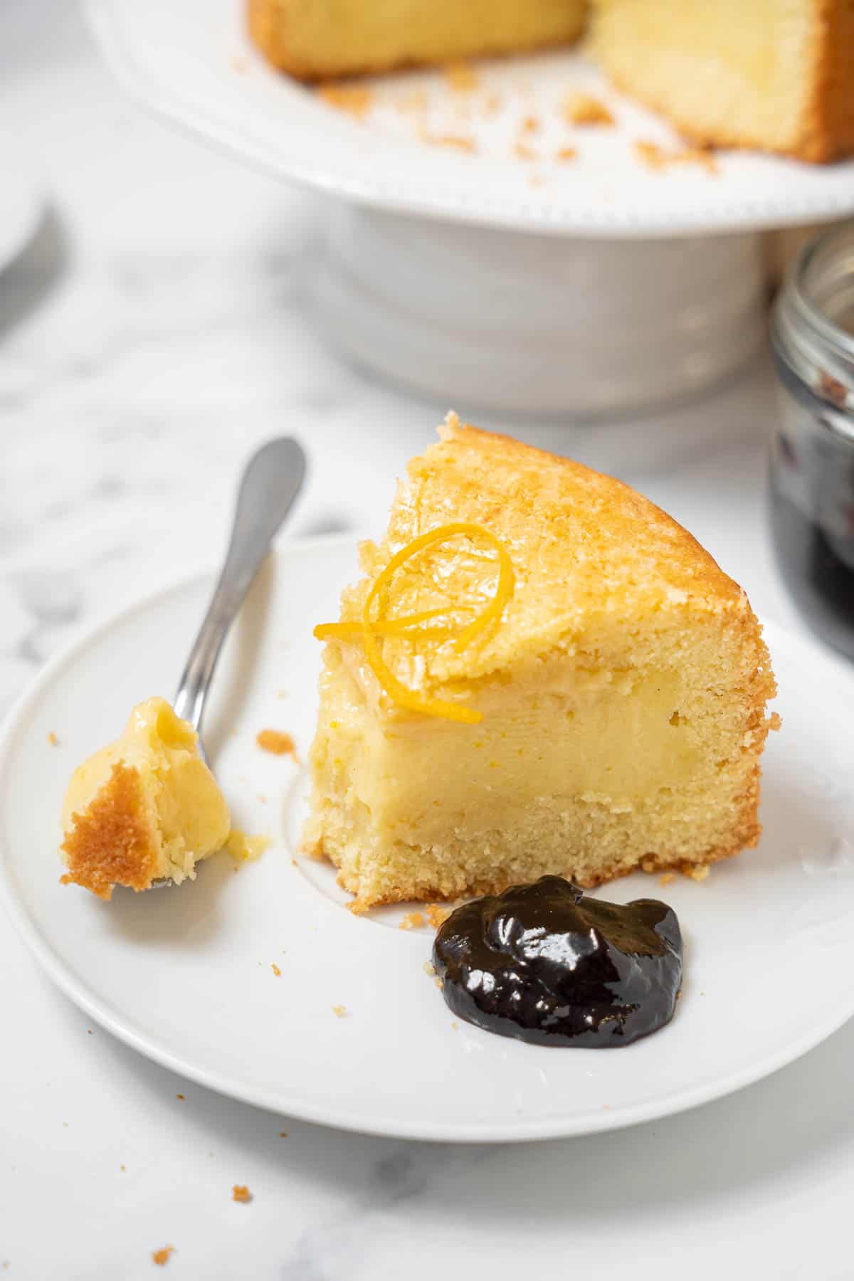 Basque Cake, Original Vanilla Lemon, Serves 6 - 8