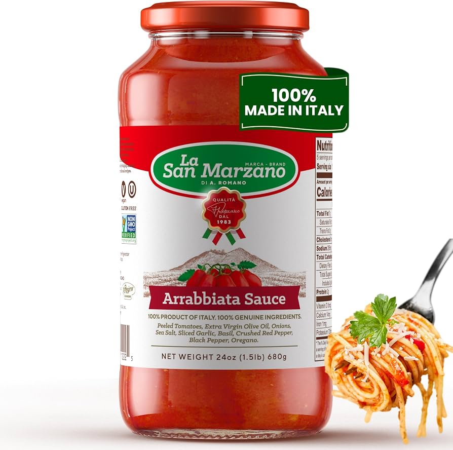 La San Marzano Arrabbiata Sauce – Gluten Free, Vegan | 24 oz