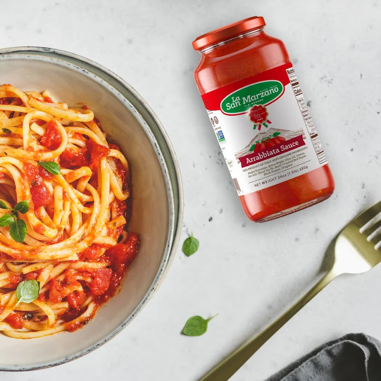 La San Marzano Italian Variety Pack – Tomato Basil, Arrabbiata & Marinara Pasta Sauces 3-Pack