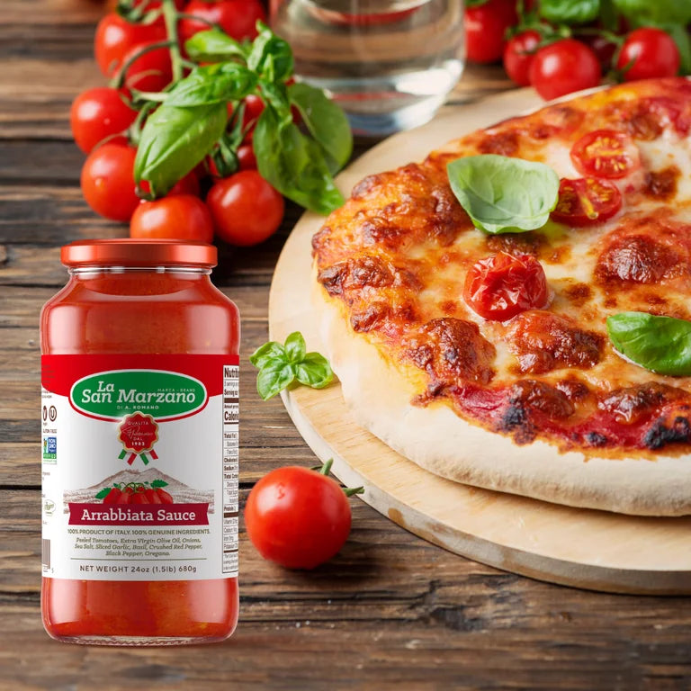 La San Marzano Italian Variety Pack – Tomato Basil, Arrabbiata & Marinara Pasta Sauces 3-Pack