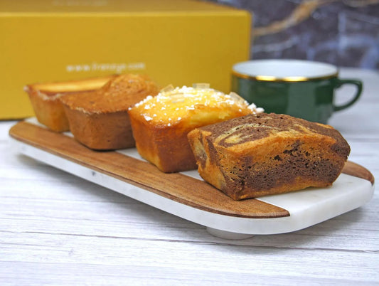 Petite Loaf Cake - Vanilla, Chocolate Marble, Limoncello or Mojito, Serves 2-3