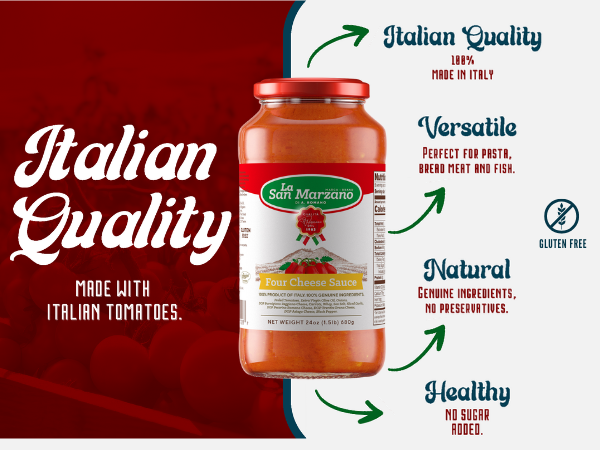La San Marzano Variety Pack – Vodka, Four Cheese & Roasted Garlic Pasta Sauces 3-Pack