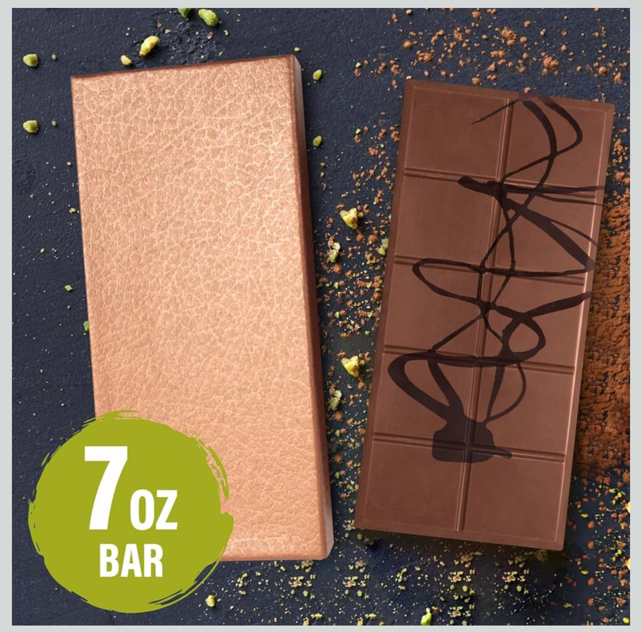 Dubai Chocolate Bar - Premium Chocolate Dubai Bar with Crunchy Pistachios in an Elegant Gift Box