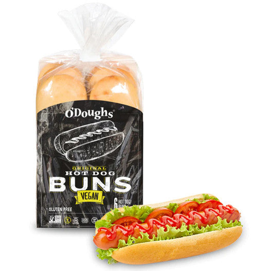 O’Doughs Gluten Free and Vegan Hot Dog Buns | Hot Dog Rolls - Gluten Free - Pack of 4