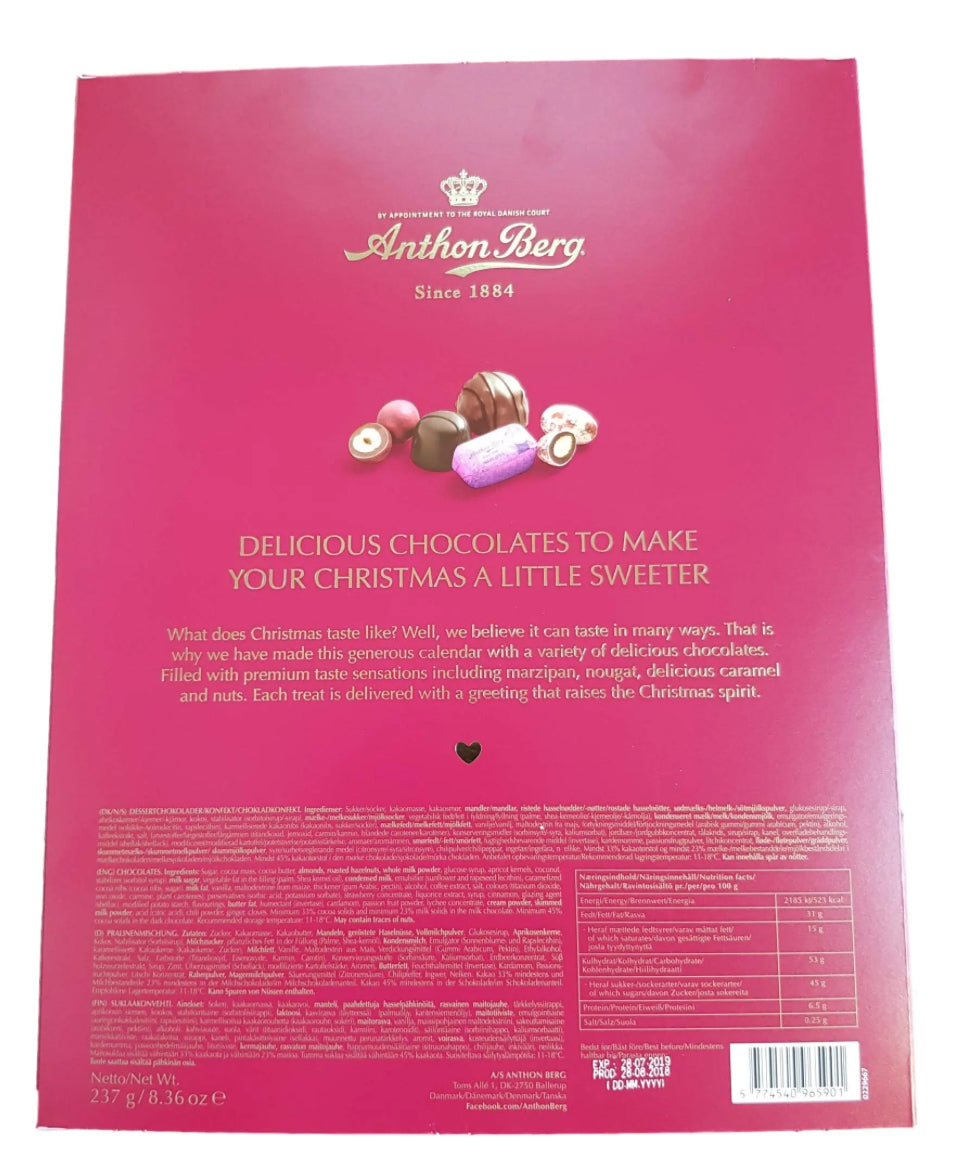Anthon Berg Fine Chocolates Advent Calendar 237g