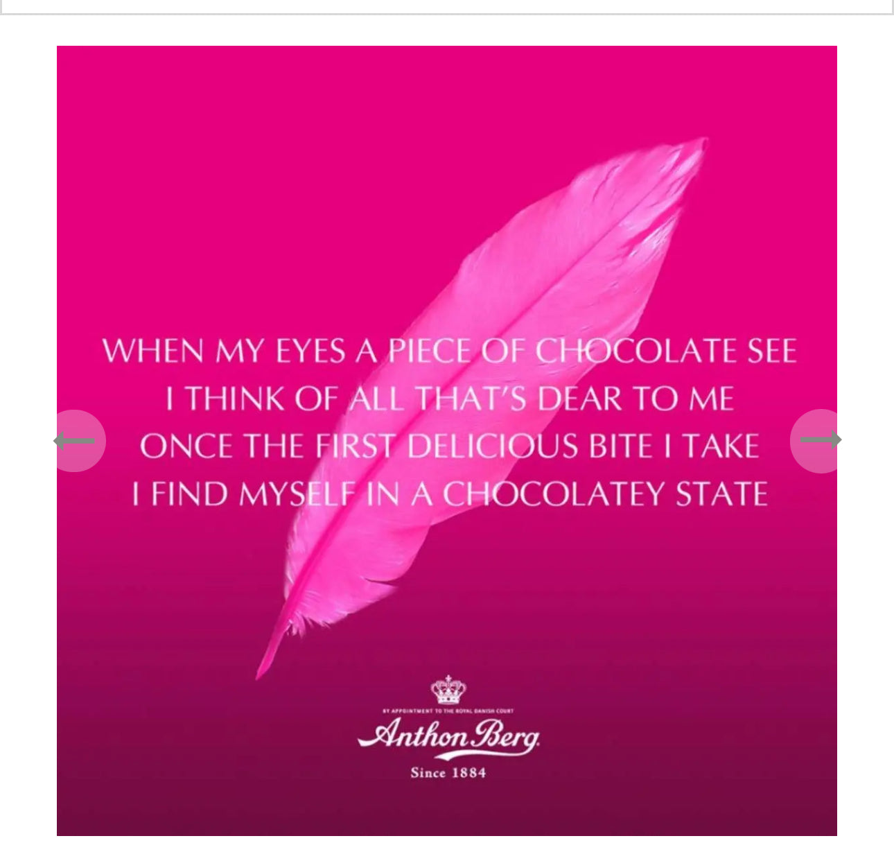 Anthon Berg Fine Chocolates Advent Calendar 237g