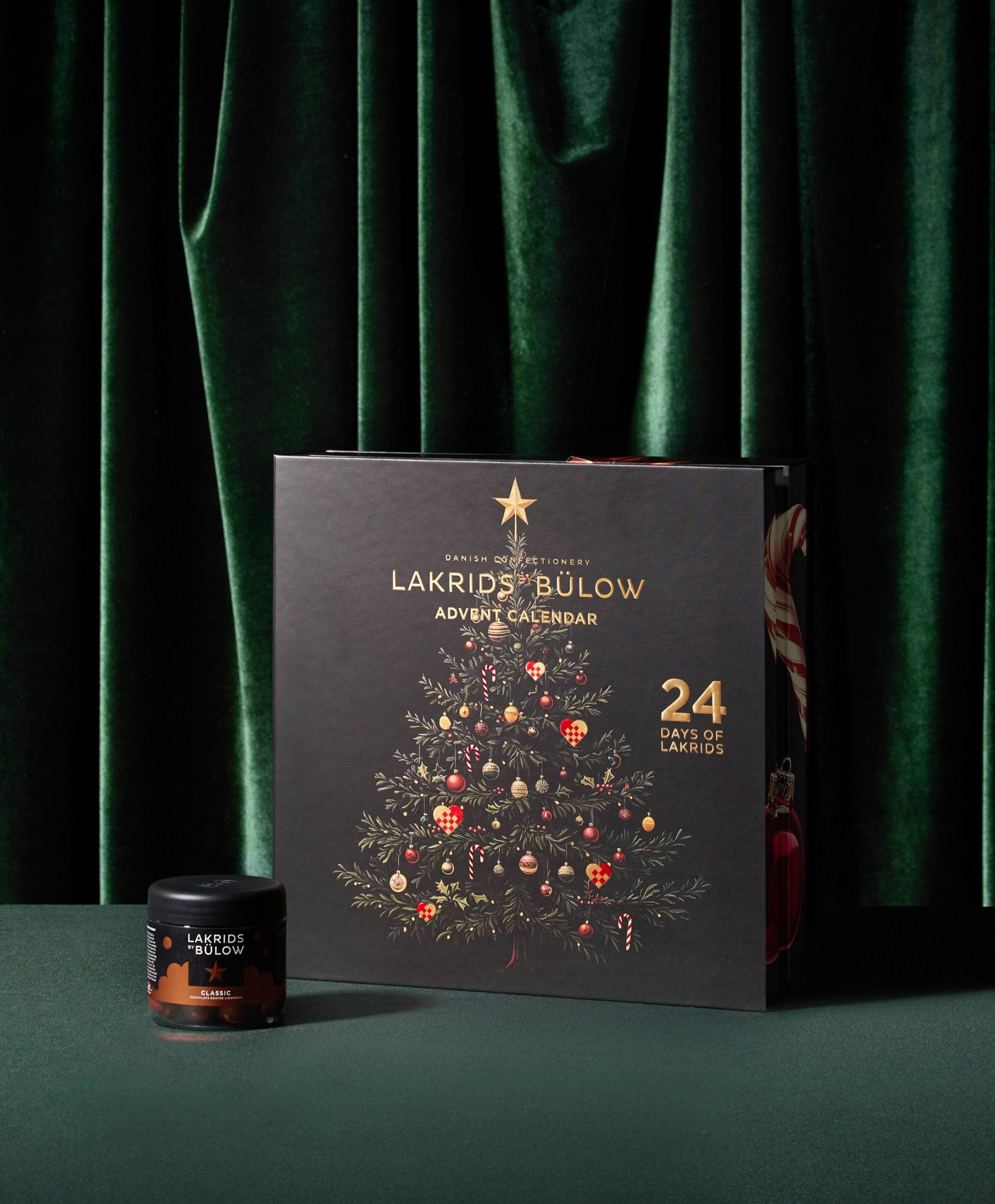 LAKRIDS BY BÜLOW - Advent Calendar 2025, 12.2 oz - Chocolate Covered Gourmet Licorice