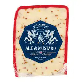 Excalibur Dragon Slayer Ale & Mustard Seed Cheddar Cheese, 7 oz