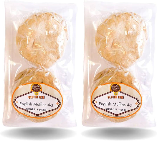 New Grains Gluten Free English Muﬃns - Pack of 2