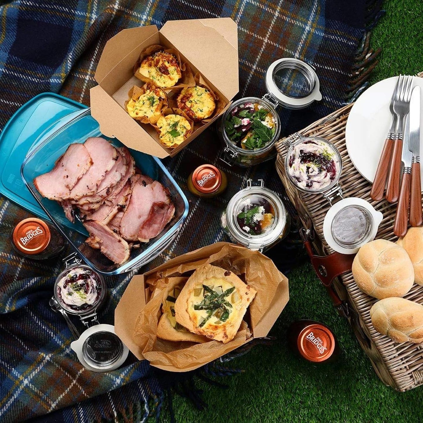 Mrs Bridges Breakfast Variety Pack, Scottish Blackcurrant, Dundee Orange & Lemon Curd