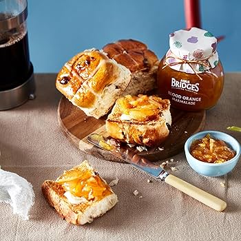 Mrs Bridges Blood Orange Marmalade, Made in Scotland, 12 oz Jar