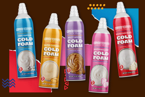 Coffee Toppers Cold Foam Mocha -15 oz - Pack of 3 - Be Your Own Barista, Kosher