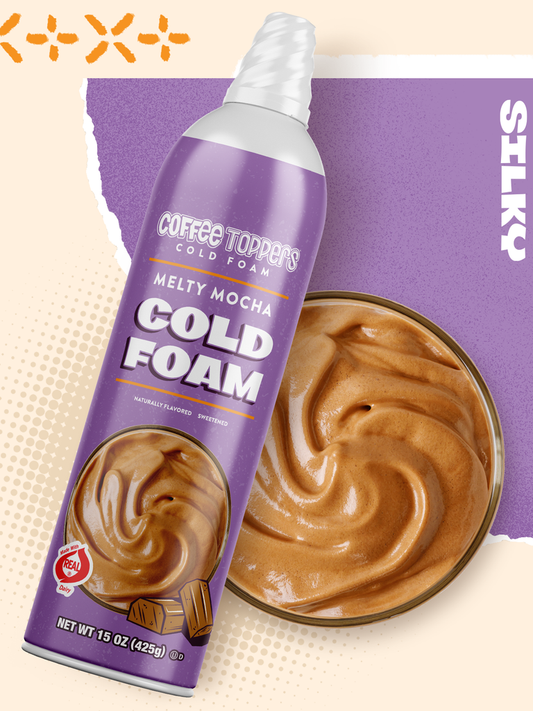 Coffee Toppers Cold Foam Mocha -15 oz - Pack of 3 - Be Your Own Barista, Kosher