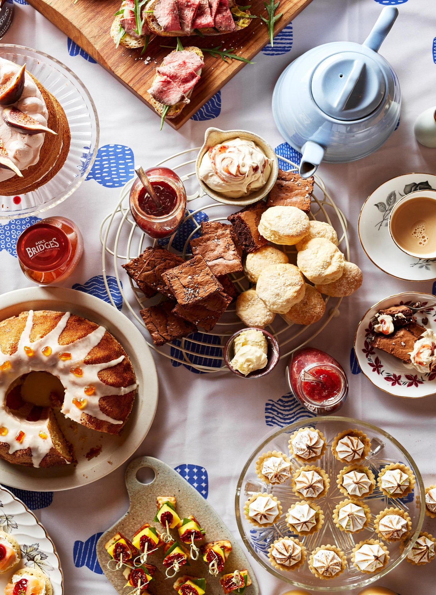 Mrs Bridges Breakfast Variety Pack, Scottish Blackcurrant, Dundee Orange & Lemon Curd