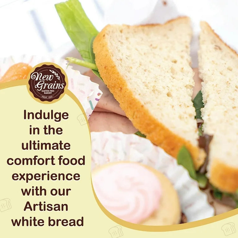 New Grains Artisan Vegan Sandwich Bread | Vegan, Gluten Free  Pack of 2