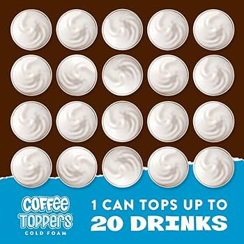Coffee Toppers Cold Foam Vanilla -15 oz - Pack of 3 - Be Your Own Barista, Kosher
