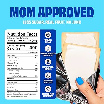 Smart Tart Toaster Pastries Variety Pack - Healthy, Low Sugar Snacks, Breakfast Pastry - Frosted Strawberry, Blueberry, Maple Cinnamon - 36 Count