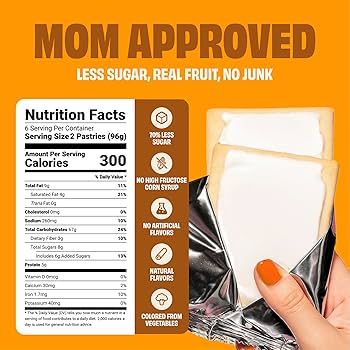 Smart Tart Toaster Pastries Variety Pack - Healthy, Low Sugar Snacks, Breakfast Pastry - Frosted Strawberry, Blueberry, Maple Cinnamon - 36 Count