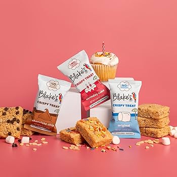 Blake’s Seed Based Crispy Treats Variety Pack, Gluten Free, Vegan, Nut Free & Dairy Free - includes 24