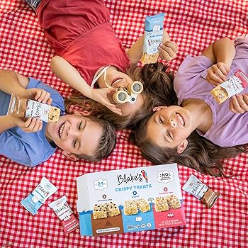 Blake’s Seed Based Crispy Treats Variety Pack, Gluten Free, Vegan, Nut Free & Dairy Free - includes 24