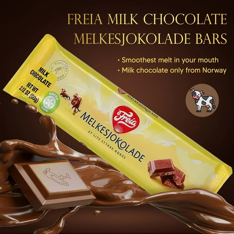 Freia Milk Chocolate 200g – Norwegian Melkesjokolade - 21/Case