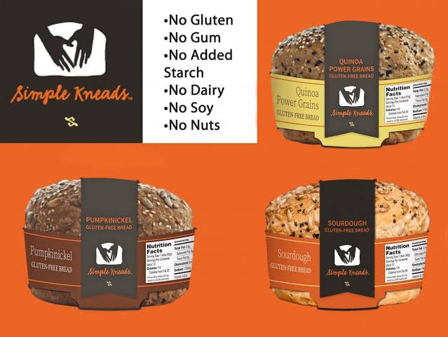 Simple Kneads Organic Pumpkinickel Bread, Gluten Free - Pack of 2