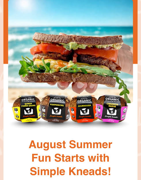 Simple Kneads Organic Pumpkinickel Bread, Gluten Free - Pack of 2