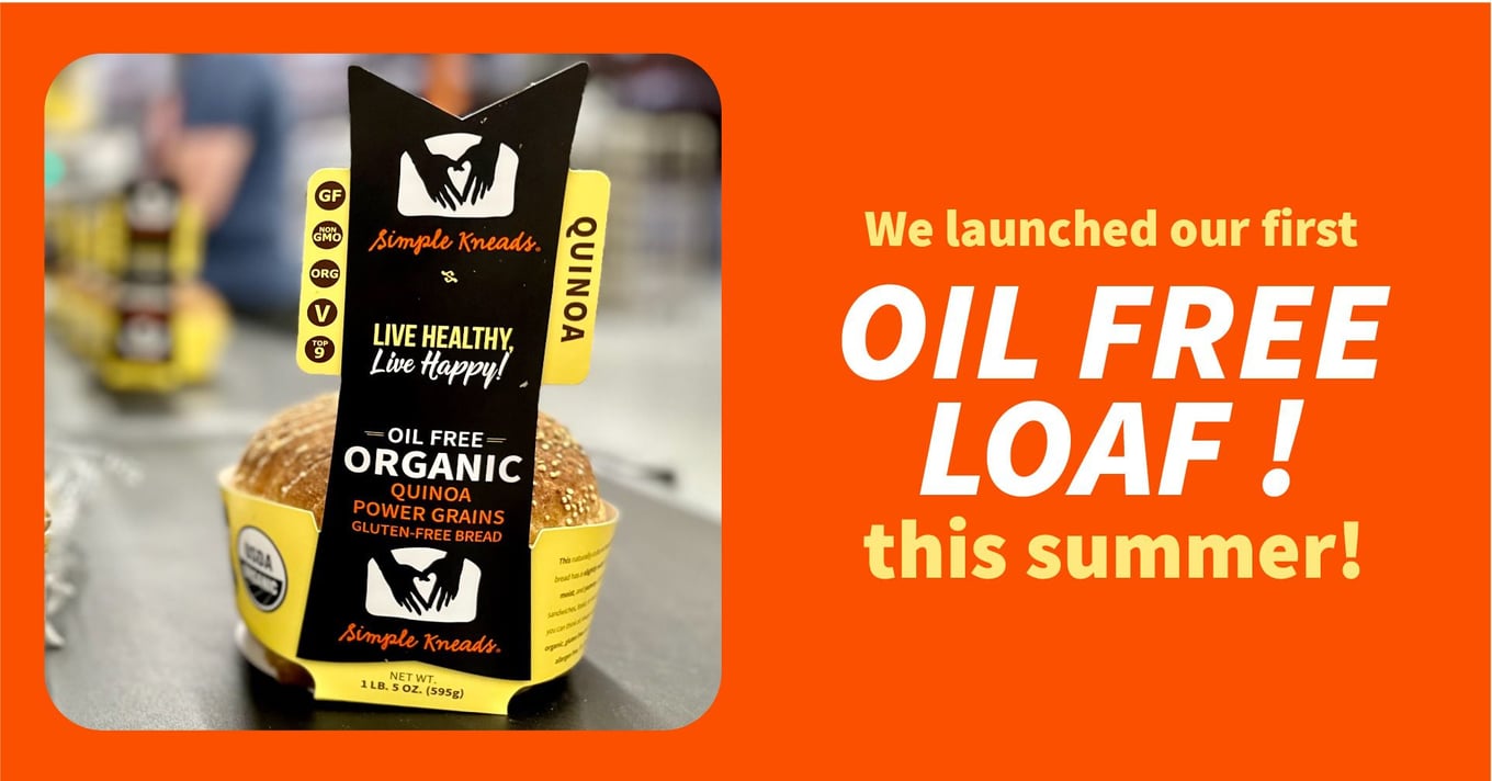 Simple Kneads Organic Quinoa Power Grains Bread, Gluten Free - Pack of 2