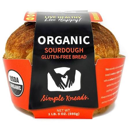 Simple Kneads Organic Sourdough Bread, Gluten Free - Pack of 2