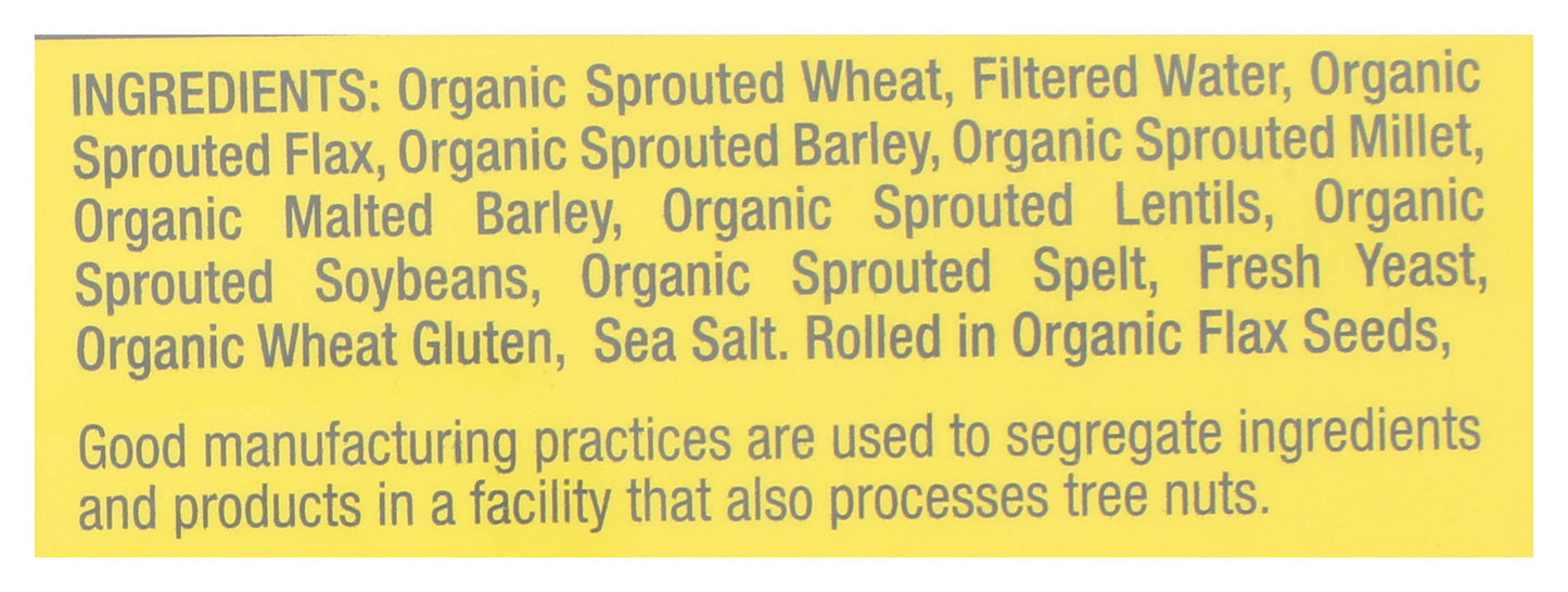 Organic Sprouted Flax English Muffin - Food for Life Ezekiel, 16 oz - Pack of 6