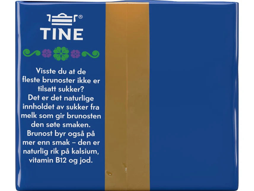 Tine Ekte Geitost Norwegian Brown Cheese, Real Goat Cheese, 500g