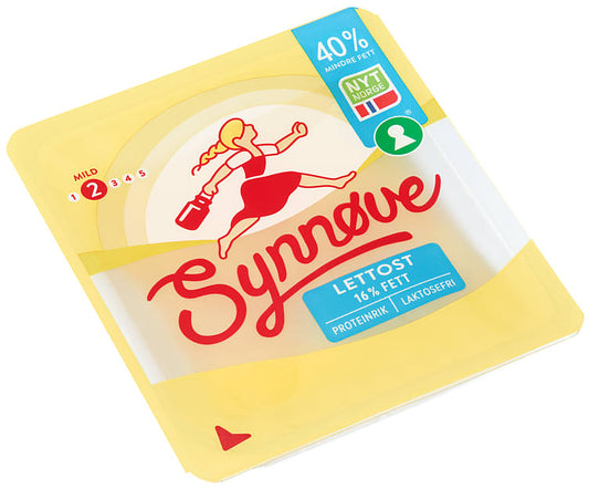 Synnøve Finden Yellow Light Cheese Sliced - Gulost Light skivet 150g