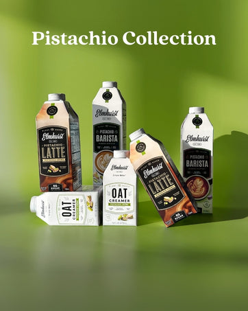 Elmhurst 1925 Barista Edition Variety Pack – 32 oz - Pack of 6 - Plant-Based Milk, Vegan, Dairy-Free, Kosher, Gluten-Free, Non-GMO