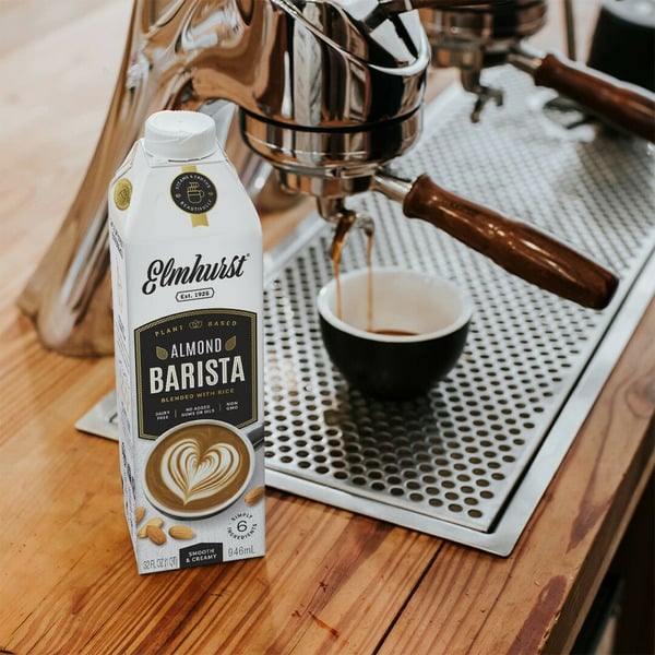 Elmhurst 1925 Barista Edition Variety Pack – 32 oz - Pack of 6 - Plant-Based Milk, Vegan, Dairy-Free, Kosher, Gluten-Free, Non-GMO