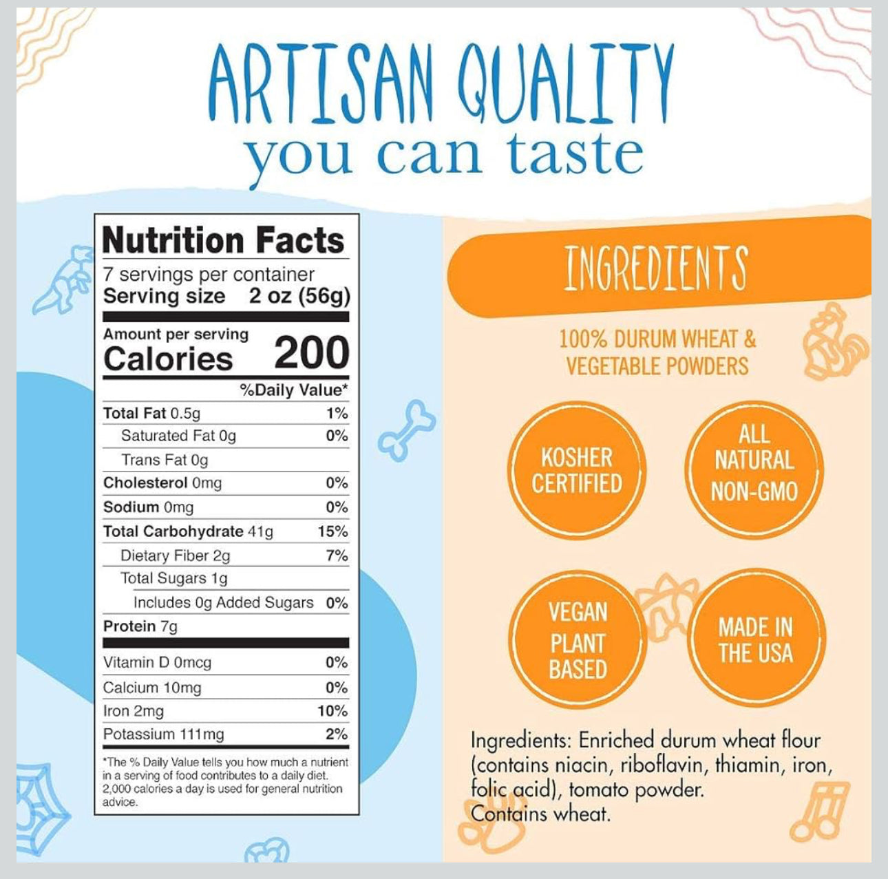 Pastabilities Fun Shaped Pasta for Kids - Halloween - Pumpkin Spider and Ghost Holiday Theme, Non-GMO Natural Wheat and Vegetable Pasta, All-Natural, Kosher Certified - Pack of 2