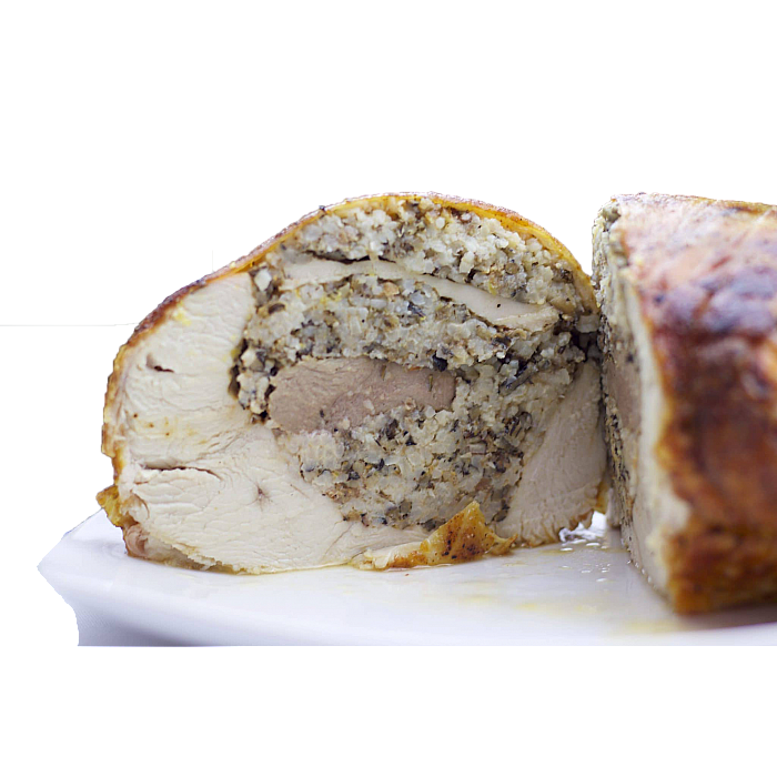 Cajun Turducken Roll Stuffed with Dirty Rice Dressing - 5 lb