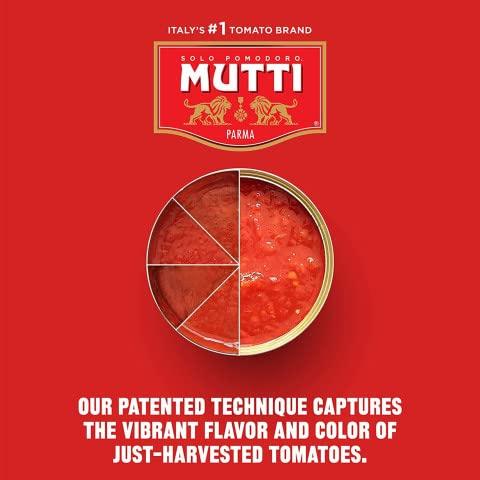 Mutti Crushed Tomatoes with Basil (Polpa), 14 oz - Pack of 12