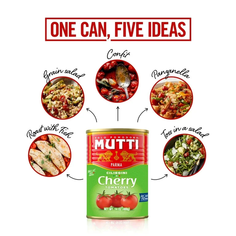 Mutti Cherry Tomatoes (Ciliegini), 14 oz - Pack of 6
