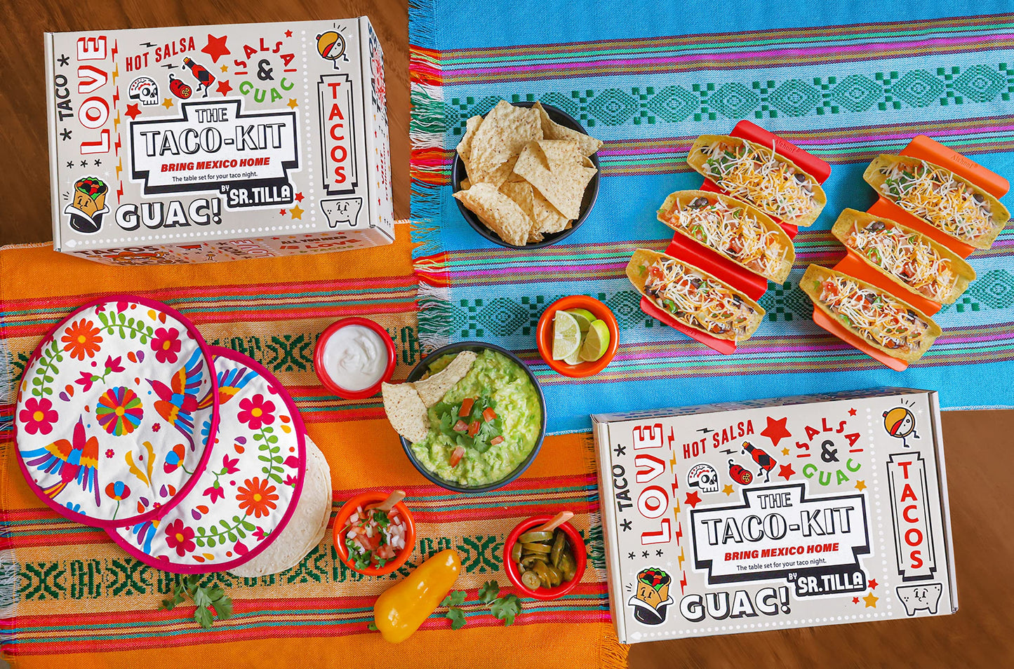 Taco Tuesday Box - The Taco Kit Table Set of 11 items for your Taco Tuesday