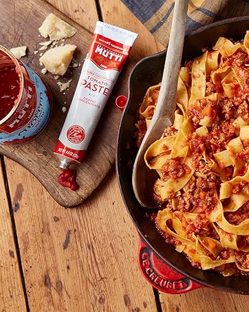 Mutti Double Concentrated Tomato Paste (Doppio Concentrato), 4.5 oz Tube - Pack of 4