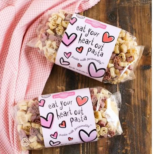Pastabilities Fun Shaped Pasta for Kids - Your Heart Out Pasta - Valentines and Love Fun Theme, Non-GMO Natural Wheat and Vegetable Pasta, All-Natural, Kosher Certified - Pack of 2