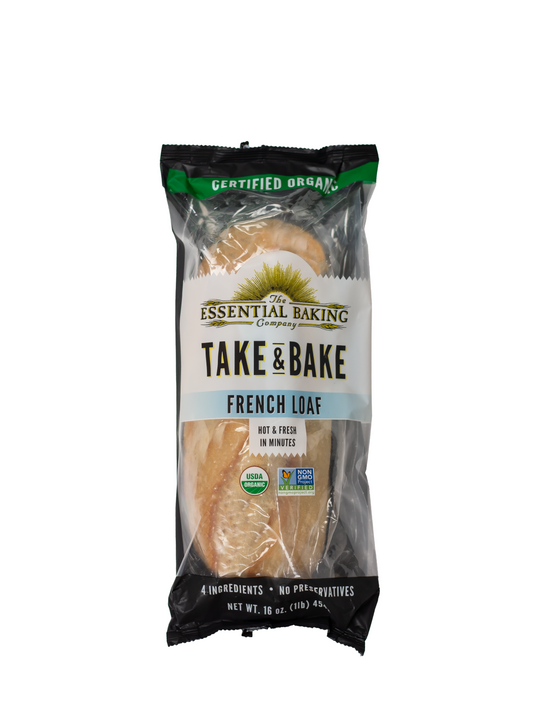 Take & Bake Organic Artisan Sourdough Bread - Non-GMO - 16/Case