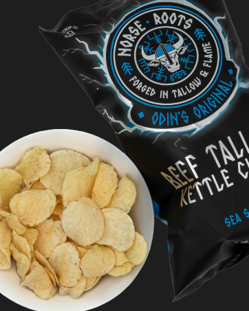 Beef Tallow Kettle Chips Variety Pack - Seed Oil Free, Gluten Free, Pack of 6