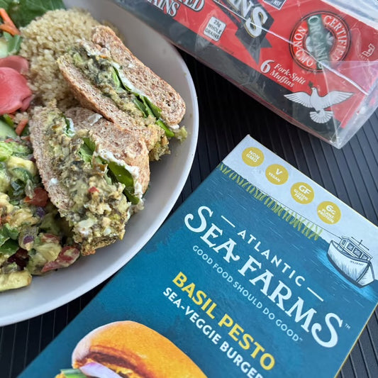 Atlantic Sea Farms Basil Pesto Sea Veggie Burger, 2.5 oz - 24/Case