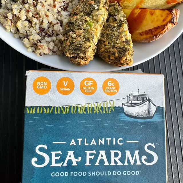Atlantic Sea Farms Basil Pesto Sea Veggie Burger, 2.5 oz - 24/Case