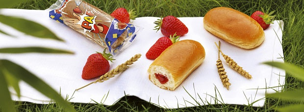 Brioche Pasquier Pitch Strawberry Brioche — 6 Individually Wrapped Rolls, 8.1 oz